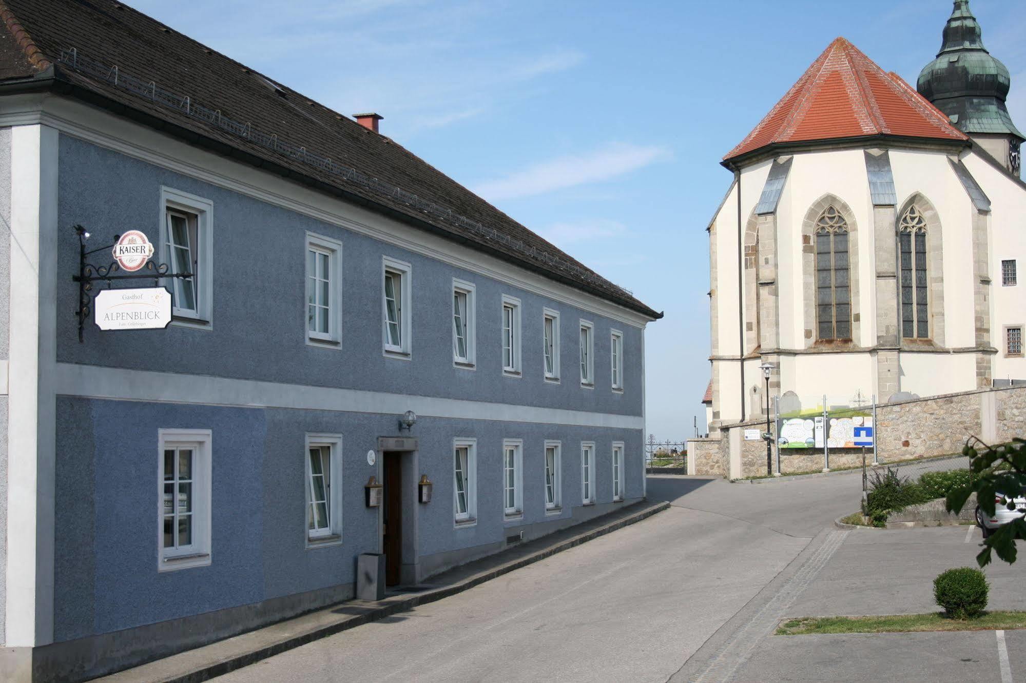 Gasthof Alpenblick Amstetten Exterior foto
